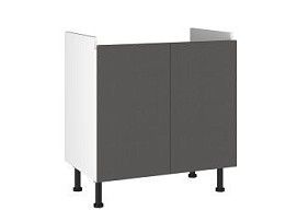 Стол под мойку СМ-80, Виста (800*520*870) Экокожа Серый, 26611