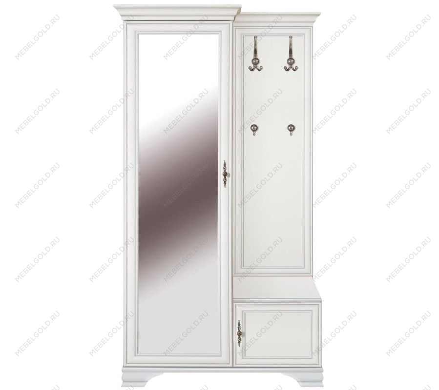 Шкаф с вешалкой Кентаки PPK/110L белый