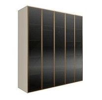 Шкаф 5-ти дв. Bogemia Air (Слоновая кость/Золото) БМШ2/5(5)