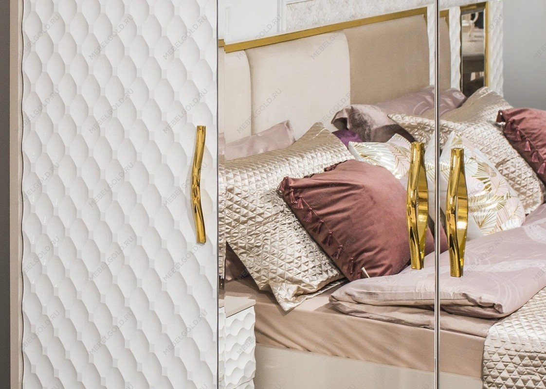 Балашиха - Шкаф Лара 4-дверный белый глянец | изображение 4