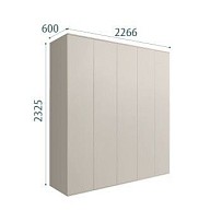 Шкаф 5-ти дверный Bogemia Air (Шелк) БМШ2/5(0)