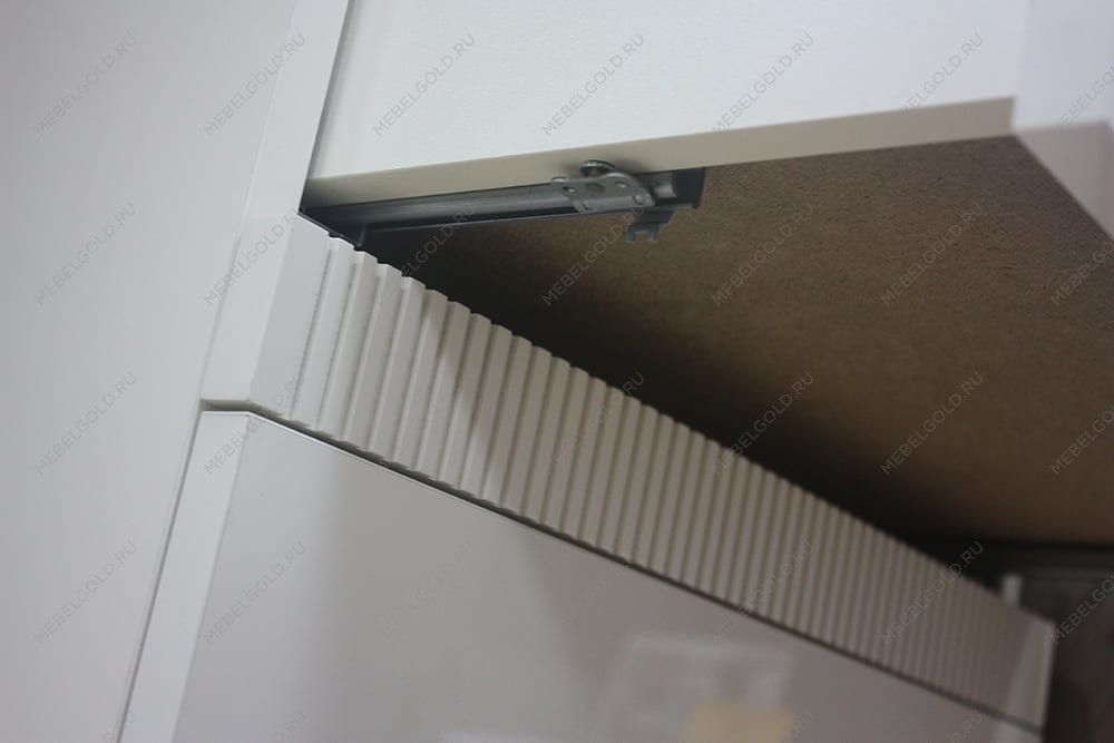 Лобня - Комод узкий c планкой Римини СОЛО (беж золото) РМКМ-2 (s) | изображение 6