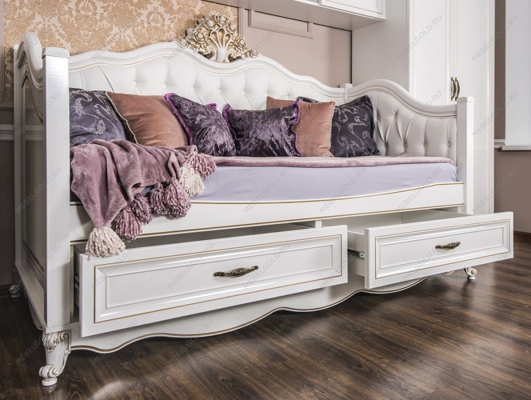 Диван кровать Натали белый глянец | изображение 3