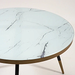 Стол журнальный Signal VEGA B (мраморный эффект/черный) | изображение 3