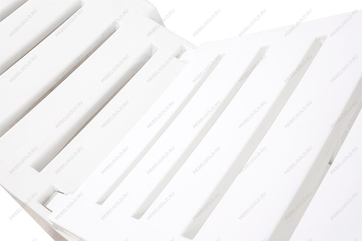 Шезлонг Tweet пластиковый белый | изображение 5