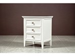 Тумба прикроватная 3 ящика Manhattan (Молочный) | изображение 4