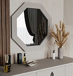 Зеркало Стелла светло серый камень | изображение 1