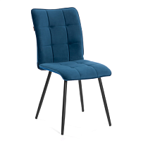Стул обеденный Bari, LT, велюр, Dark blue (темно-синий), 41х55х89 см