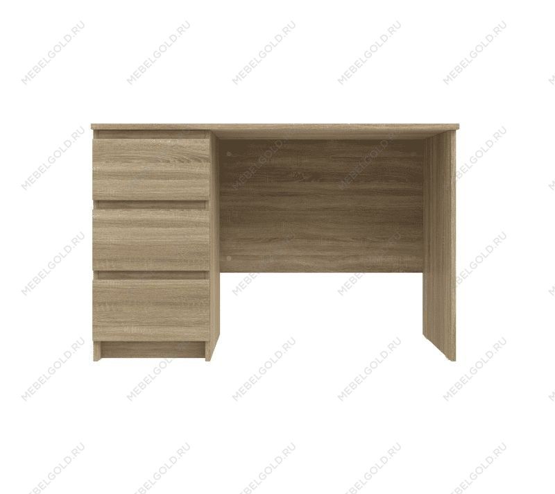 КАСТОР (KULLEN) стол письменный ИКЕА / IKEA 3 ящика 116х65 сонома | изображение 2