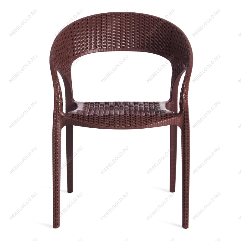 Кресло TINTO (mod. PC59)/1 шт. в упаковке, пластик,  60 х 63 х 83 см, Brown (коричневый) 14 | изображение 4