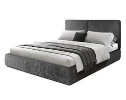 Кровать Natura 1.8 м, с подъемным механизмом Шенилл (Monblan) 525, НТКР180-1[3]