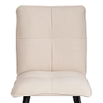 Стул обеденный Sweet, LT, флок, молочный/черный, 4, 41х55х88 см | изображение 5