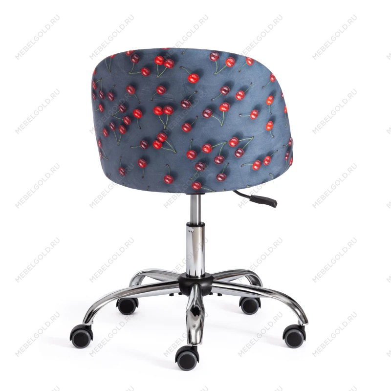 Кресло MELODY, ткань/флок, серый, Botanica 08 cherry/29 | изображение 3