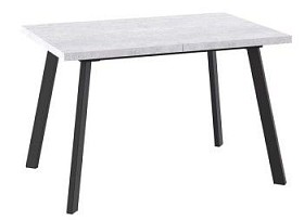 Стол раздвижной Бьерн-140(180)х85 Серый сланец/Чёрный