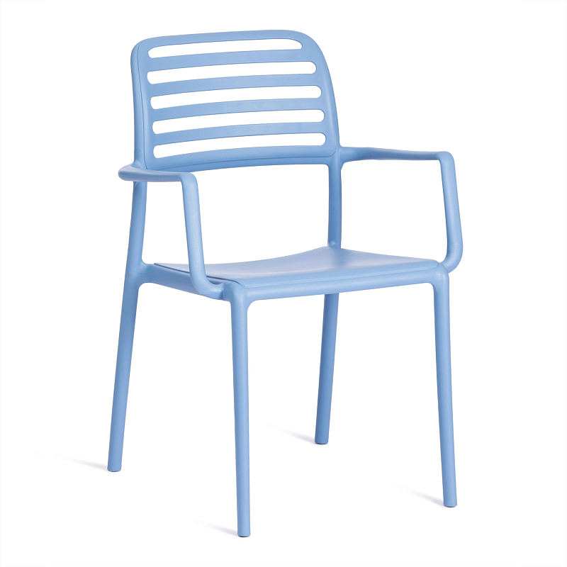 Кресло VALUTTO (mod. 54), пластик, 58 х 57 х 86 см, Pale blue (бледно-голубой) 33780