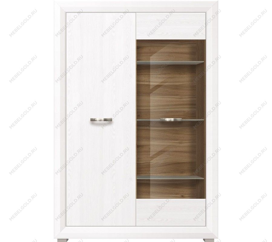 Шкаф с витриной Мальта REG1W1D