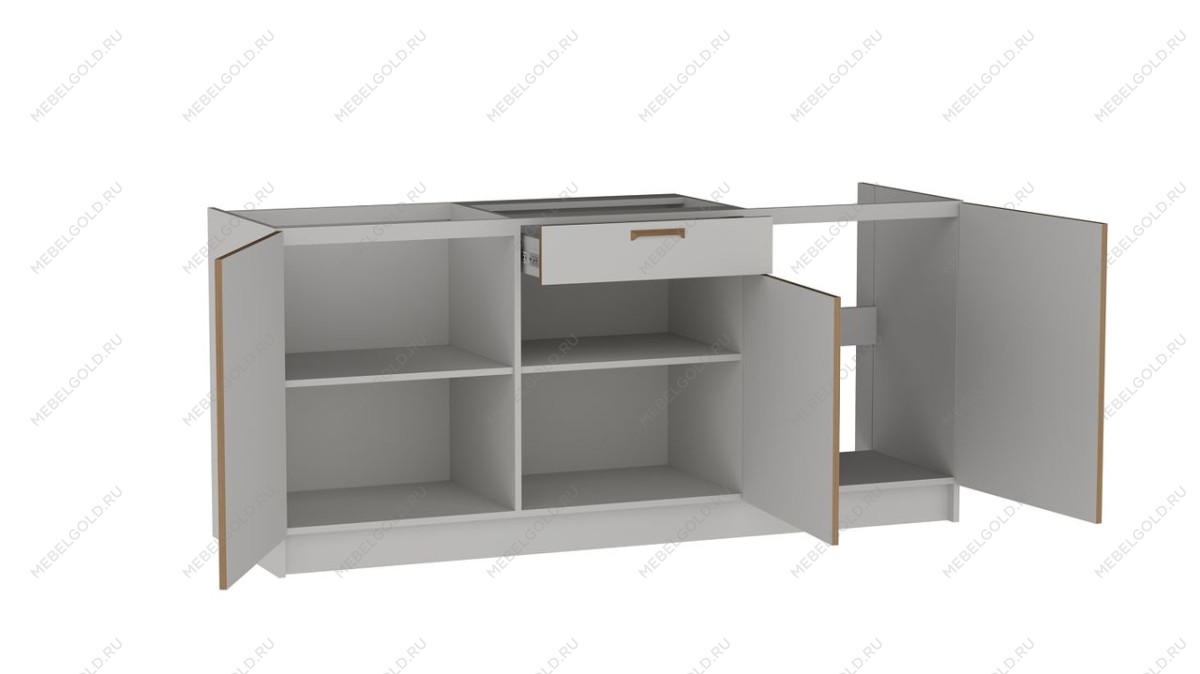 Стол С-180, Смарт (1800*566*820) Серый, 22603 | изображение 1