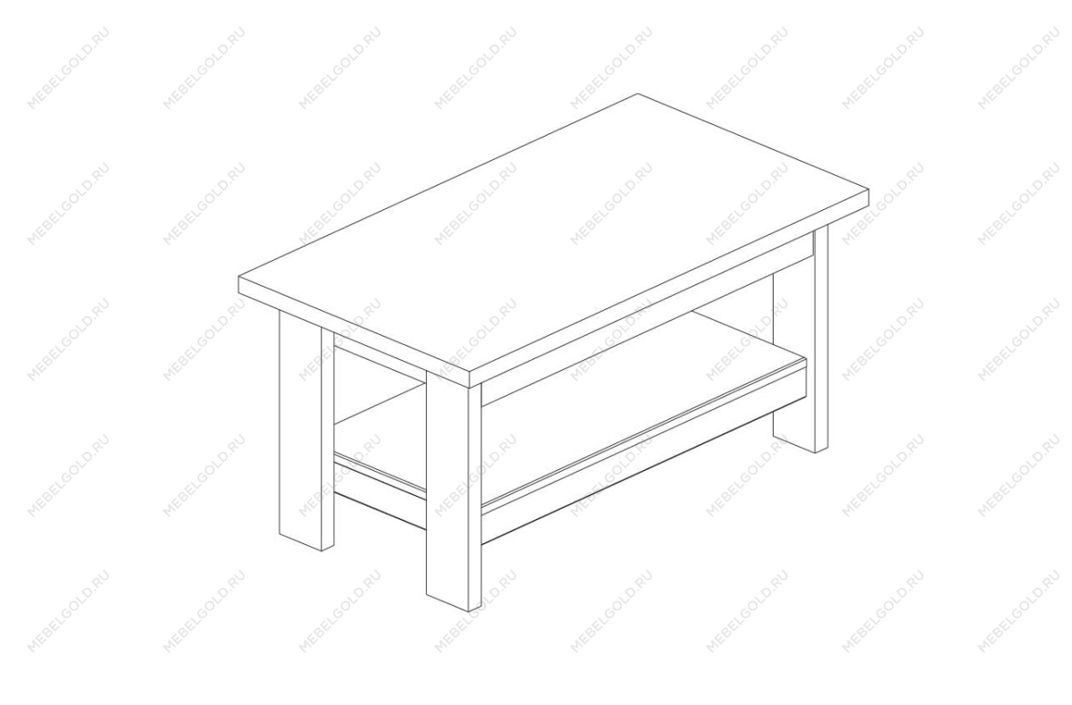 Стол журнальный Джаггер | изображение 1