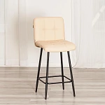 Полубарный стул Medeo/Медео, экокожа, бежевый, 42х56х102 см | изображение 13