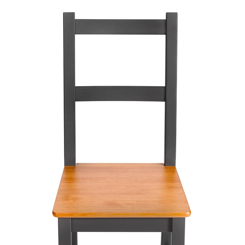 Стул Соната/Sonata chair, массив сосны, 41х50х95 см, антик /графит | изображение 5