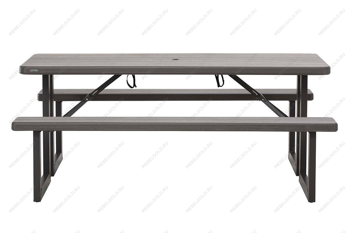 Стол с лавочками Lifetime для пикника | изображение 2