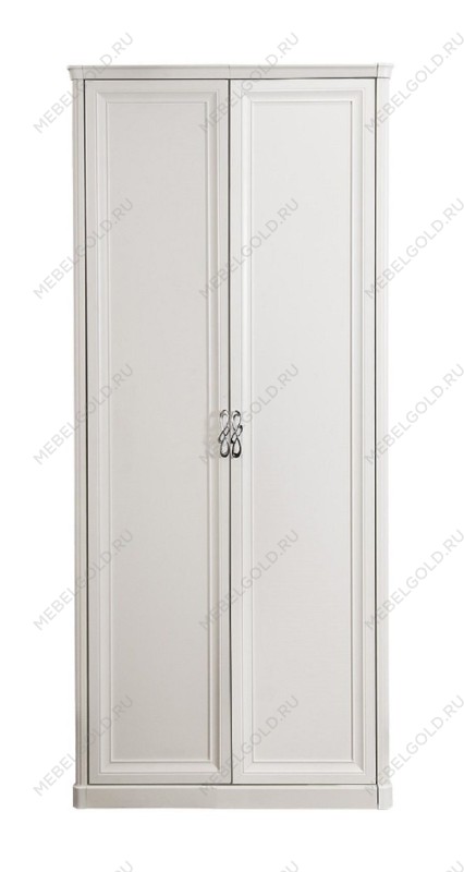 Шкаф Мишель 2-дверный без зеркал белый матовый | изображение 1