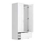 БРИМНЭС / СИРИУС Шкаф ИКЕА / IKEA комбинированный 2 двери и 1 ящик белый | изображение 2