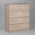 МАЛЬТА комод ИКЕА / IKEA 3+2 ящика 80х99 сонома | изображение 1