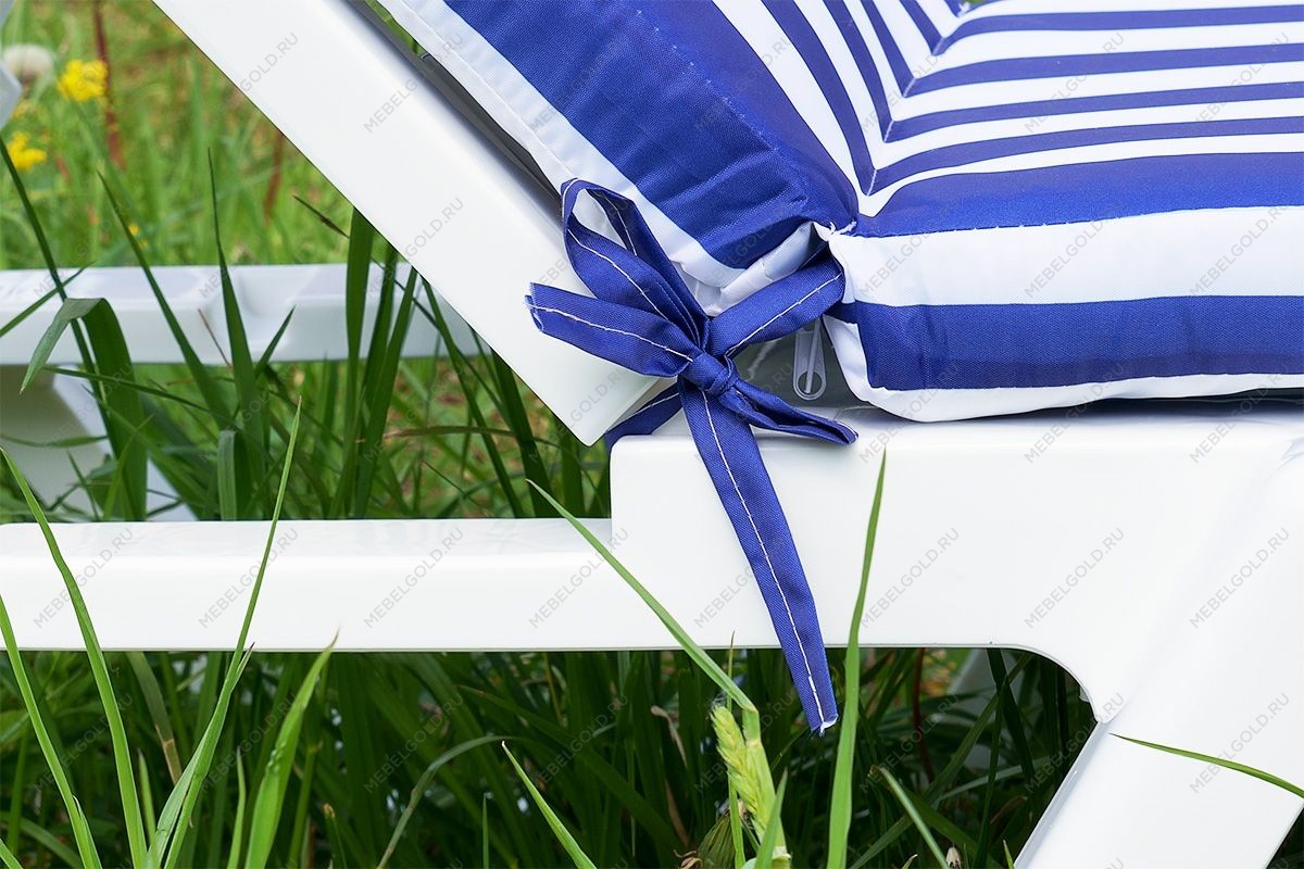 Матрац для шезлонга Tweet бело-синий | изображение 1