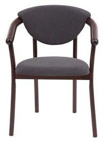 Кресло венское Виенна (темный тон/темно-серый М07)