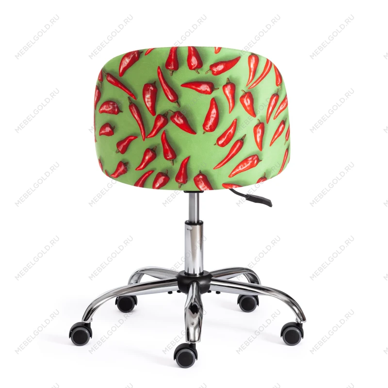 Кресло MELODY, ткань/флок, олива, Botanica 03 pepper/23 | изображение 3