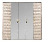 Шкаф Лара 5-дверный бежевый глянец | изображение 1