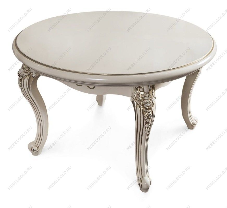 м. Марьина Роща - Столик круглый Джоконда крем глянец | изображение 1