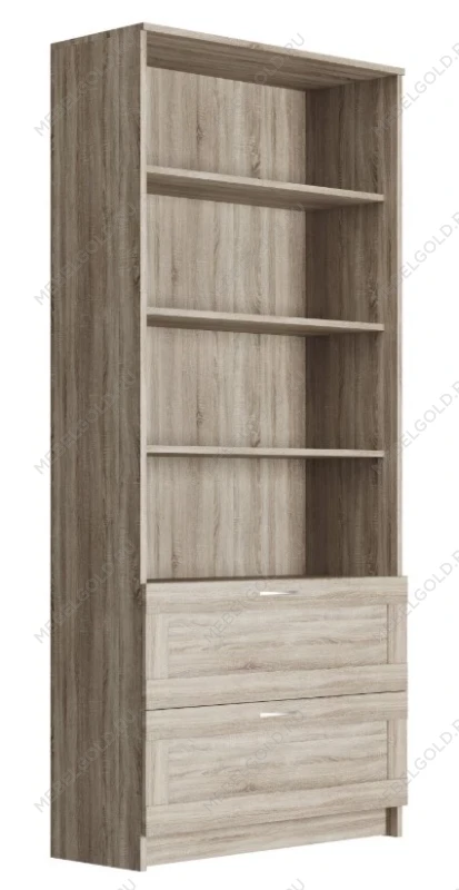 БРИМНЭС / СИРИУС Стеллаж ИКЕА / IKEA 2 ящика 78х190 сонома