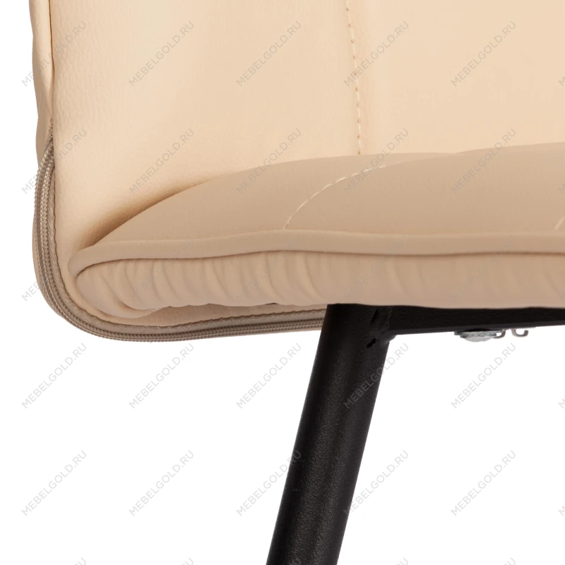 Стул обеденный Bari, LT, экокожа, бежевая, 41х55х89 см | изображение 8