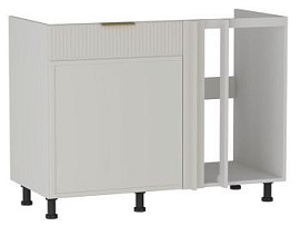 Стол под мойку угловой СМУ-120, Берта (1100*554*820) Светлый Мокко, 22923