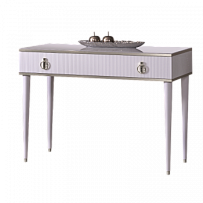 Лобня - Стол туалетный Римини СОЛО (белый серебро) РМСТ-1 (s)