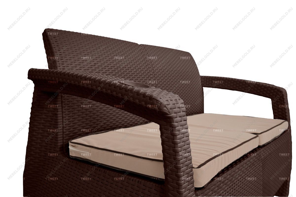 Диван 2-х местный Tweet, венге | изображение 3