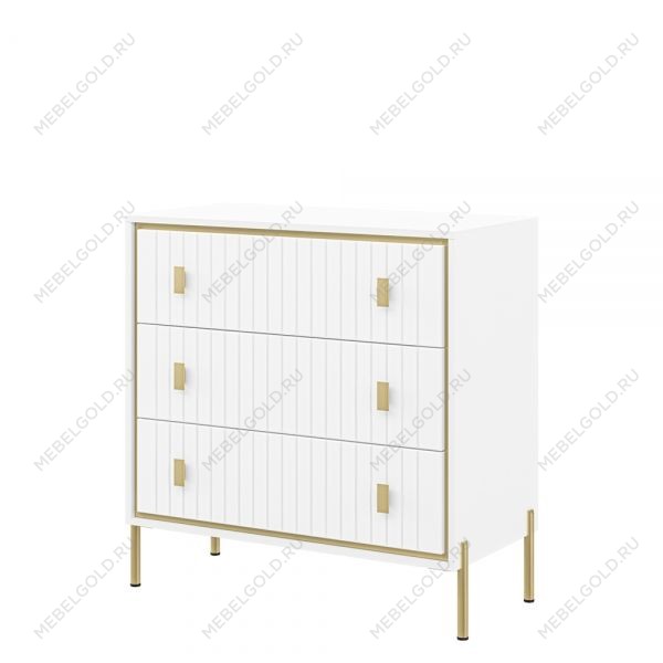 Комод Люксор MH-042-12 белый глянец