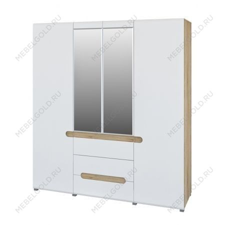 Четырехдверный шкаф для одежды Леонардо МН-026-09