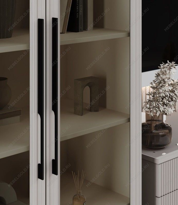 Гостиная Стелла 1+тв+2 светло серый камень | изображение 5