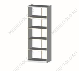 Натали секция 2-ств без зеркал белый глянец | изображение 3