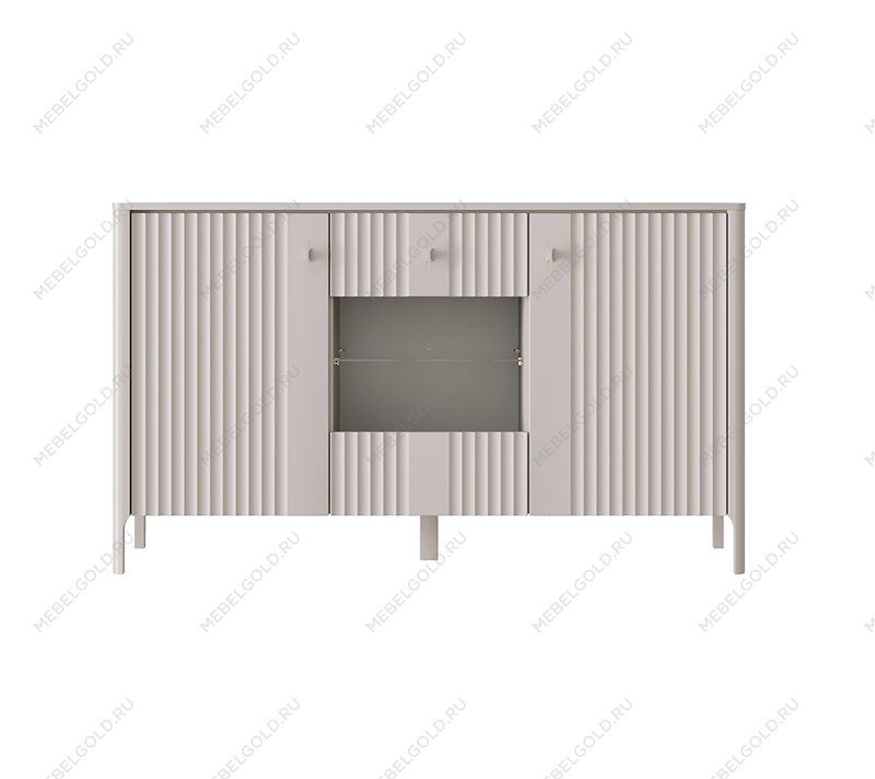 Тумба-витрина Далия KOM1W2D персидский жемчуг