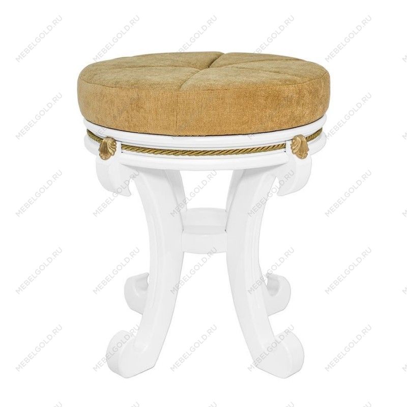 Банкетка Глория (молочный дуб/ткань Крем)