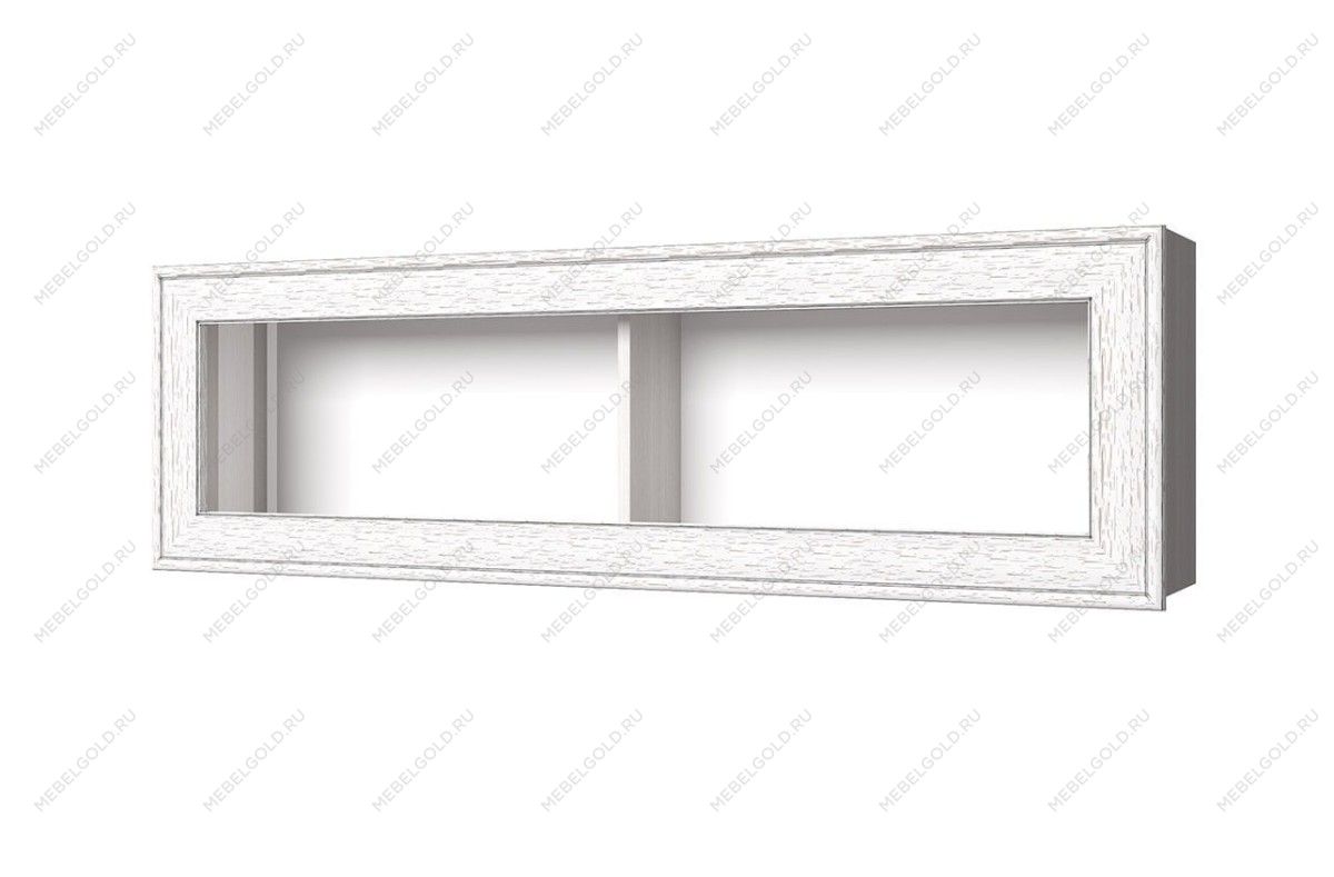 Полка навесная Тиффани 1V вудлайн кремовый - Выставка м. Марьина роща