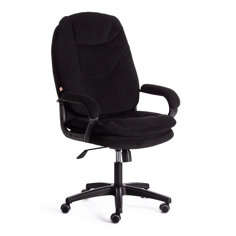Кресло COMFORT LT (22), флок, черный, 35