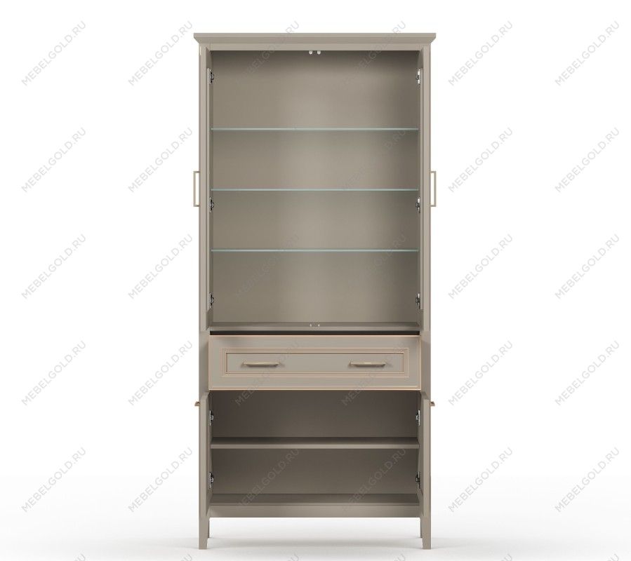 Шкаф-витрина Классик REG2W2D1S с подсветкой | изображение 1