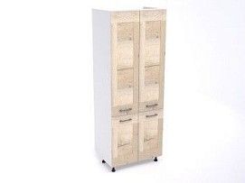 Пенал П-2, Дублин (800*570*2166) Дуб галифакс белый, 21670