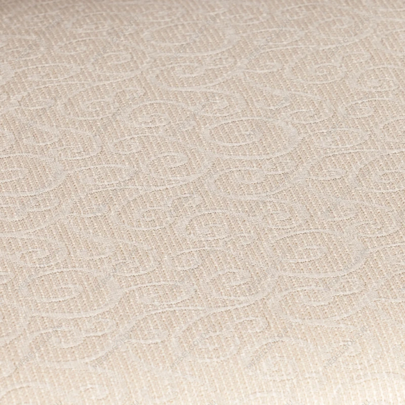 Стул - Афродита/Aphrodite, дерево гевея, 46х54х99см, Ivory white, ткань кремовая с рисунком (А04) | изображение 6