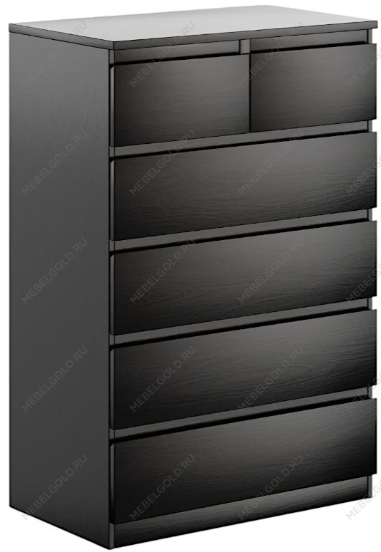 МАЛЬТА комод ИКЕА / IKEA 4+2 ящика 80х121 Дуб Венге